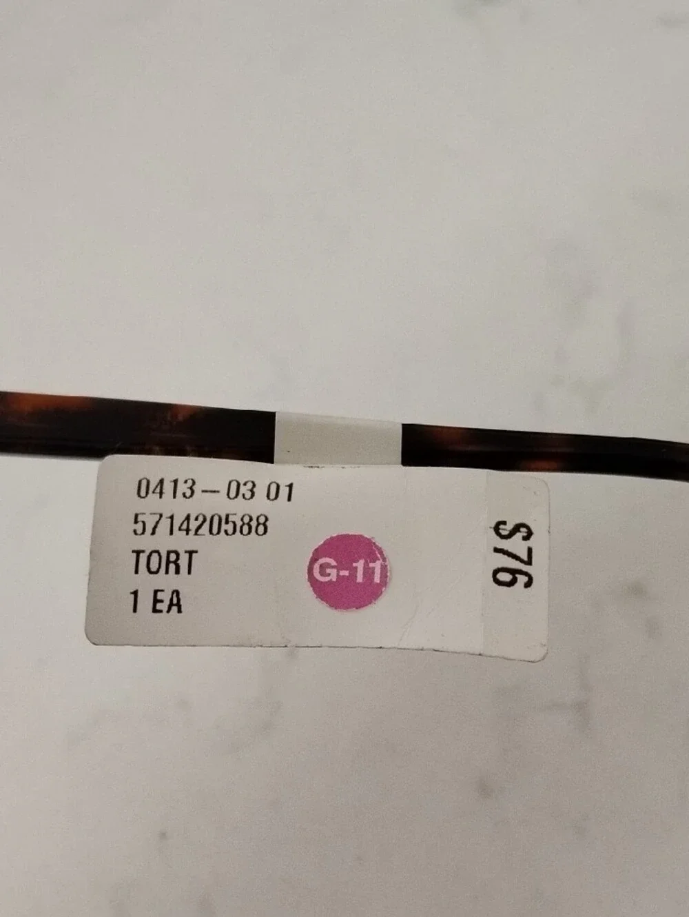 Tortoise Women's Crystal Accent Eyeglass Frames